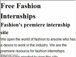 Sites similar to freefashioninternships.com