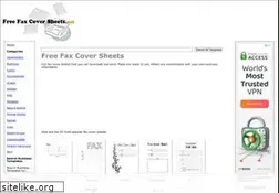 Sites similar to freefaxcoversheets.net