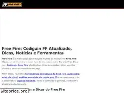 Sites similar to freefiremania.com.br