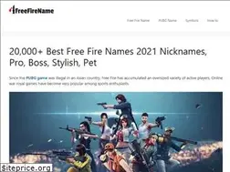 Sites similar to freefirename.in