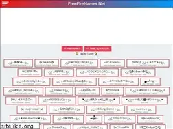 Sites similar to freefirenames.net