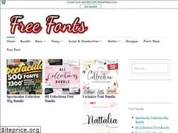 Sites similar to freefontsdownloads.wordpress.com