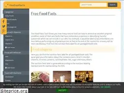 Sites similar to freefoodfacts.com