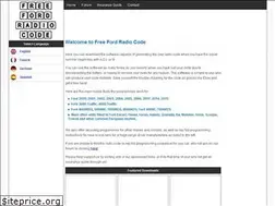 Sites similar to freefordradiocode.com