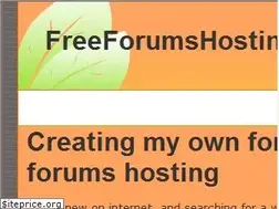 Sites similar to freeforumshosting.net