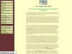 Sites similar to freefrequentflyermiles.com