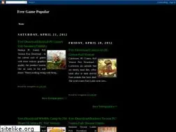 Sites similar to freegamepopular.blogspot.com
