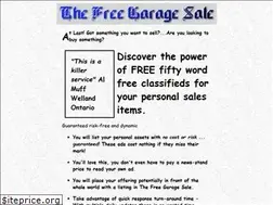 Sites similar to freegaragesale.com