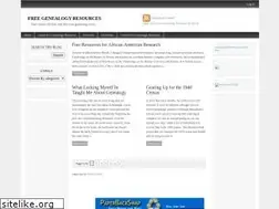 Sites similar to freegenealogyresources.blogspot.com