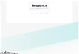 Sites similar to freegram.io