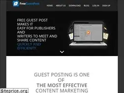 Sites similar to freeguestpost.com