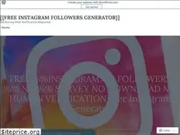 Sites similar to freeinstagrams.wordpress.com