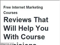 Sites similar to freeinternetmarketingcourses.com