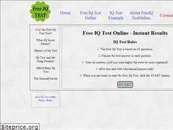 Sites similar to freeiqtestonline.com