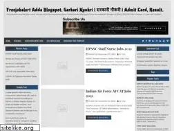 Sites similar to freejobalertadda.blogspot.com