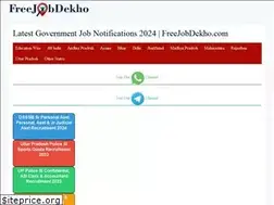 Sites similar to freejobdekho.com