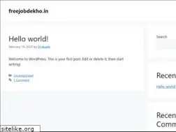 Sites similar to freejobdekho.in
