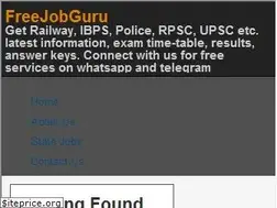 Sites similar to freejobguru.com
