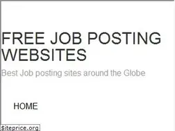 Sites similar to freejobpostingwebsites.blogspot.com