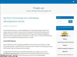 Sites similar to freek.ws