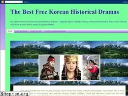 Sites similar to freekoreanhistoricaldramas.blogspot.com