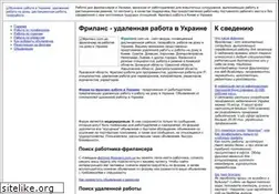 Sites similar to freelance.com.ua