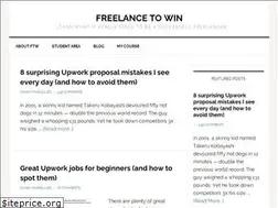 Sites similar to freelancetowin.com