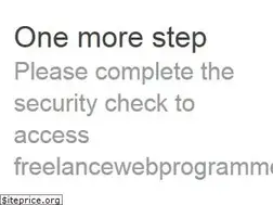 Sites similar to freelancewebprogrammer.com