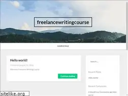 Sites similar to freelancewritingcourse.com