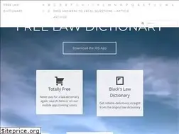 Sites similar to freelawdictionary.org