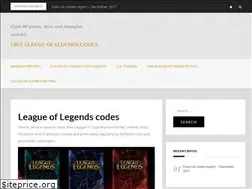 Sites similar to freeleagueoflegendscodes.com