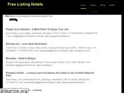 Sites similar to freelistinghotels.com