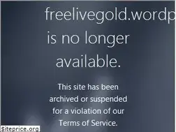 Sites similar to freelivegold.wordpress.com