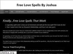 Sites similar to freelovespellsbyjoshua.com