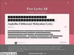 Sites similar to freelyricsall.blogspot.com