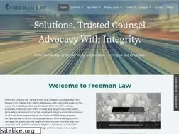 Sites similar to freemanlaw.com