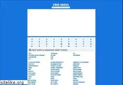 Sites similar to freemidis.net