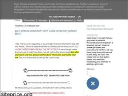 Sites similar to freeminecraftgift-code.blogspot.com