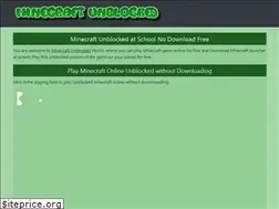 Sites similar to freeminecraftunblocked.info