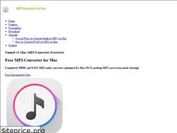 Sites similar to freemp3converterformac.com