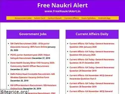 Sites similar to freenaukrialert.com
