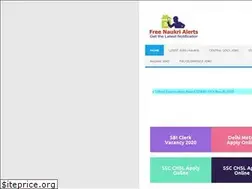 Sites similar to freenaukrialerts.com