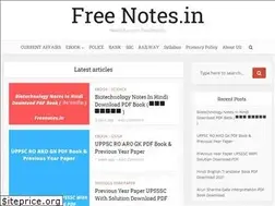 Sites similar to freenotes.in