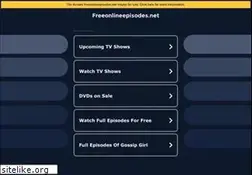 Sites similar to freeonlineepisodes.net