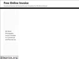 Sites similar to freeonlineinvoice.com