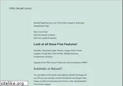 Sites similar to freeonlineleague.com