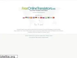 Sites similar to freeonlinetranslators.net