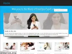 Sites similar to freeopentypefonts.com