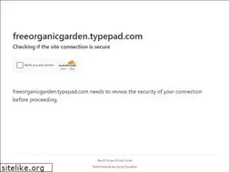Sites similar to freeorganicgarden.typepad.com