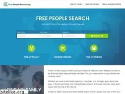 Sites similar to freepeoplesearch.org